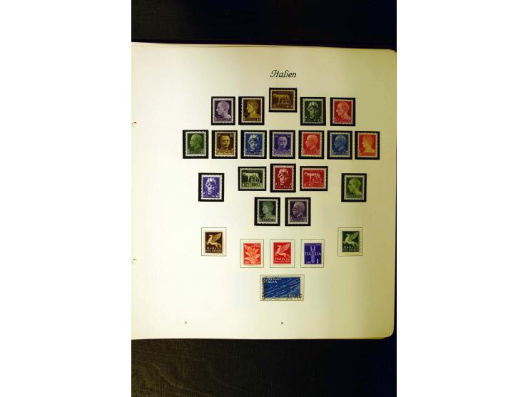 1861/1959, postfrische, ungebrauchte und gestempelte Sammlung mit u.a. Mi.-Nr. 97-98, 153-56, 361, 445-46, 74j8-60, Dienst Mi