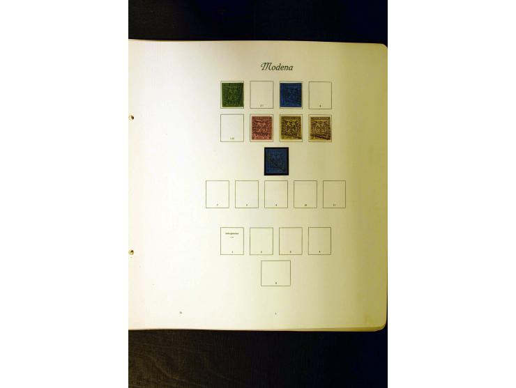 1861/1959, postfrische, ungebrauchte und gestempelte Sammlung mit u.a. Mi.-Nr. 97-98, 153-56, 361, 445-46, 74j8-60, Dienst Mi