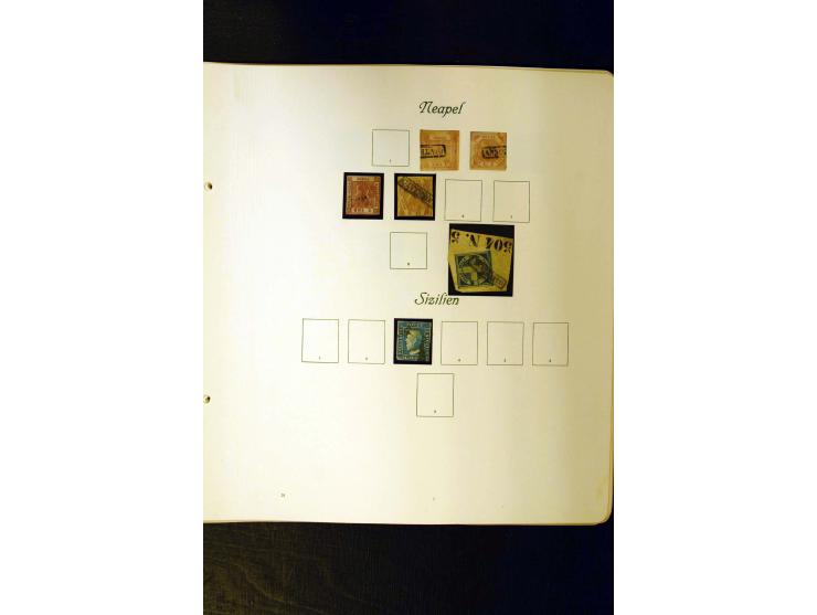 1861/1959, postfrische, ungebrauchte und gestempelte Sammlung mit u.a. Mi.-Nr. 97-98, 153-56, 361, 445-46, 74j8-60, Dienst Mi
