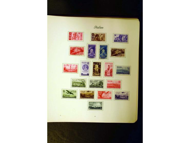 1861/1959, postfrische, ungebrauchte und gestempelte Sammlung mit u.a. Mi.-Nr. 97-98, 153-56, 361, 445-46, 74j8-60, Dienst Mi