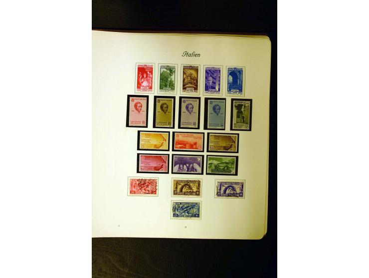 1861/1959, postfrische, ungebrauchte und gestempelte Sammlung mit u.a. Mi.-Nr. 97-98, 153-56, 361, 445-46, 74j8-60, Dienst Mi