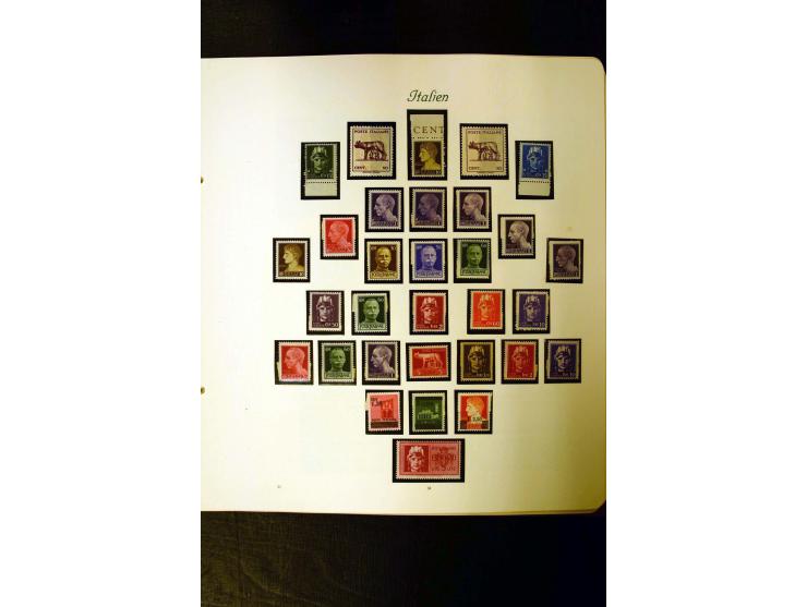 1861/1959, postfrische, ungebrauchte und gestempelte Sammlung mit u.a. Mi.-Nr. 97-98, 153-56, 361, 445-46, 74j8-60, Dienst Mi