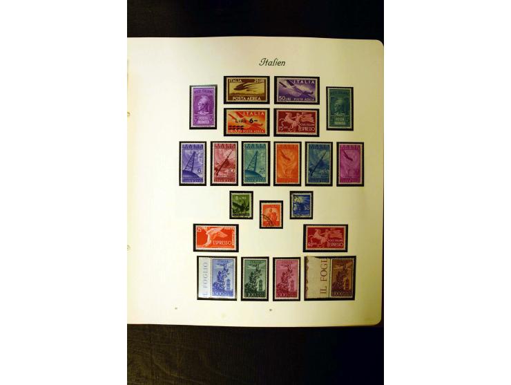 1861/1959, postfrische, ungebrauchte und gestempelte Sammlung mit u.a. Mi.-Nr. 97-98, 153-56, 361, 445-46, 74j8-60, Dienst Mi