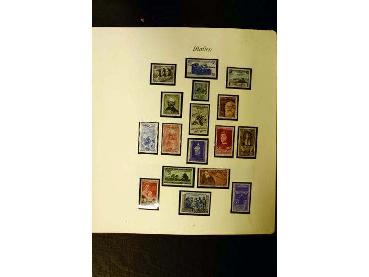 1861/1959, postfrische, ungebrauchte und gestempelte Sammlung mit u.a. Mi.-Nr. 97-98, 153-56, 361, 445-46, 74j8-60, Dienst Mi