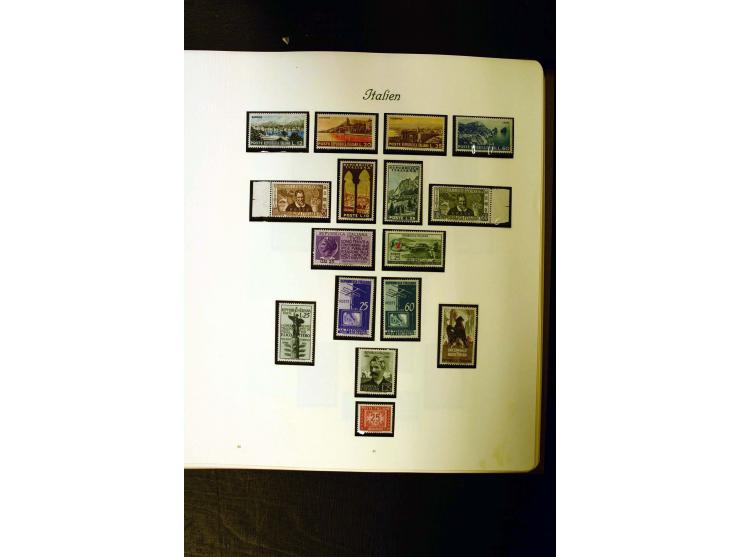 1861/1959, postfrische, ungebrauchte und gestempelte Sammlung mit u.a. Mi.-Nr. 97-98, 153-56, 361, 445-46, 74j8-60, Dienst Mi
