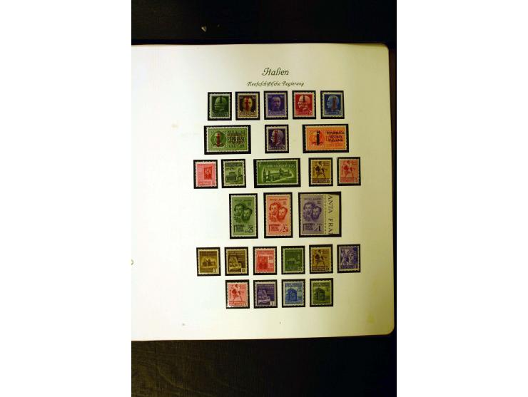 1861/1959, postfrische, ungebrauchte und gestempelte Sammlung mit u.a. Mi.-Nr. 97-98, 153-56, 361, 445-46, 74j8-60, Dienst Mi