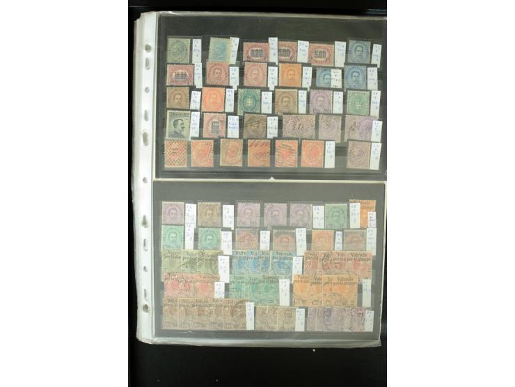 1861/2002, postfrischer, ungebrauchter und gestempelter Bestand mit vielen guten Werten und Sätzen, Stempel ohne Obligo; groß