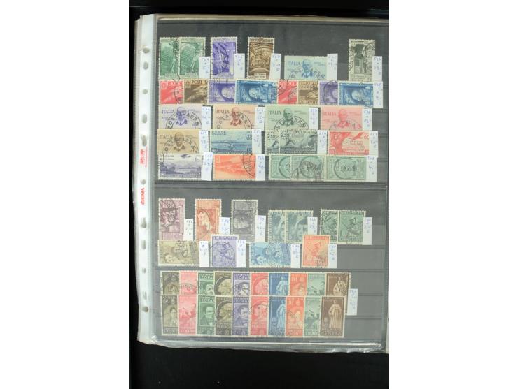 1861/2002, postfrischer, ungebrauchter und gestempelter Bestand mit vielen guten Werten und Sätzen, Stempel ohne Obligo; groß