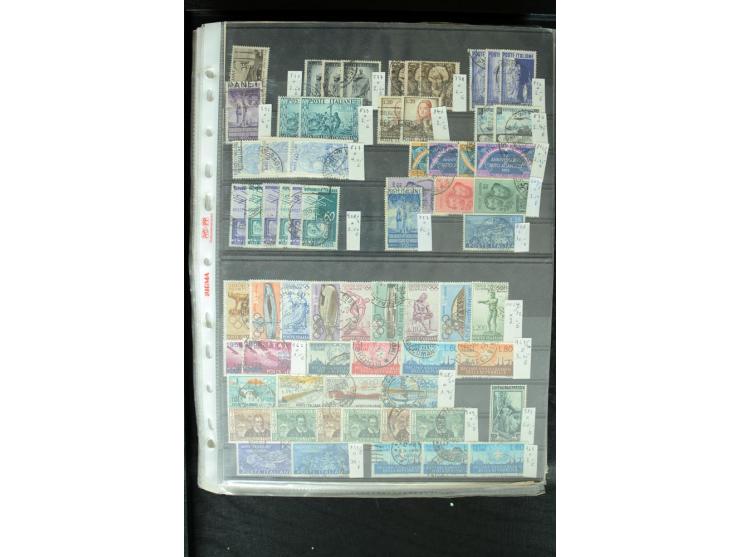 1861/2002, postfrischer, ungebrauchter und gestempelter Bestand mit vielen guten Werten und Sätzen, Stempel ohne Obligo; groß