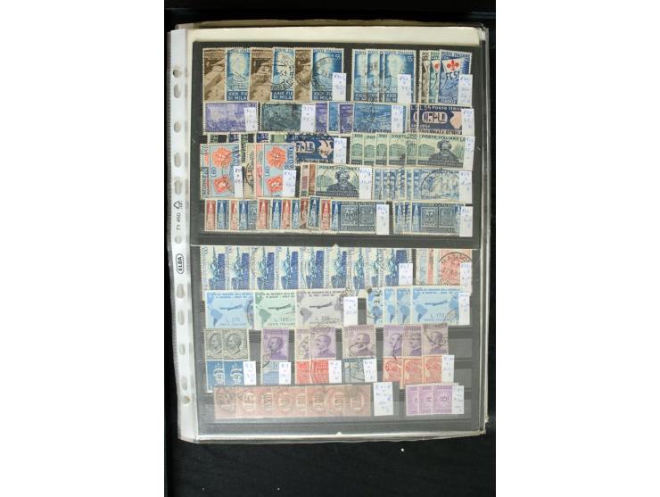 1861/2002, postfrischer, ungebrauchter und gestempelter Bestand mit vielen guten Werten und Sätzen, Stempel ohne Obligo; groß