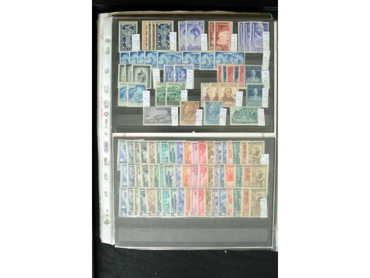 1861/2002, postfrischer, ungebrauchter und gestempelter Bestand mit vielen guten Werten und Sätzen, Stempel ohne Obligo; groß