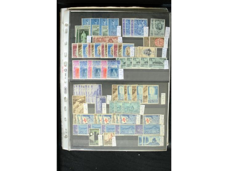 1861/2002, postfrischer, ungebrauchter und gestempelter Bestand mit vielen guten Werten und Sätzen, Stempel ohne Obligo; groß