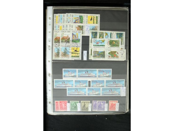 1861/2002, postfrischer, ungebrauchter und gestempelter Bestand mit vielen guten Werten und Sätzen, Stempel ohne Obligo; groß