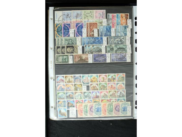 1861/2002, postfrischer, ungebrauchter und gestempelter Bestand mit vielen guten Werten und Sätzen, Stempel ohne Obligo; groß