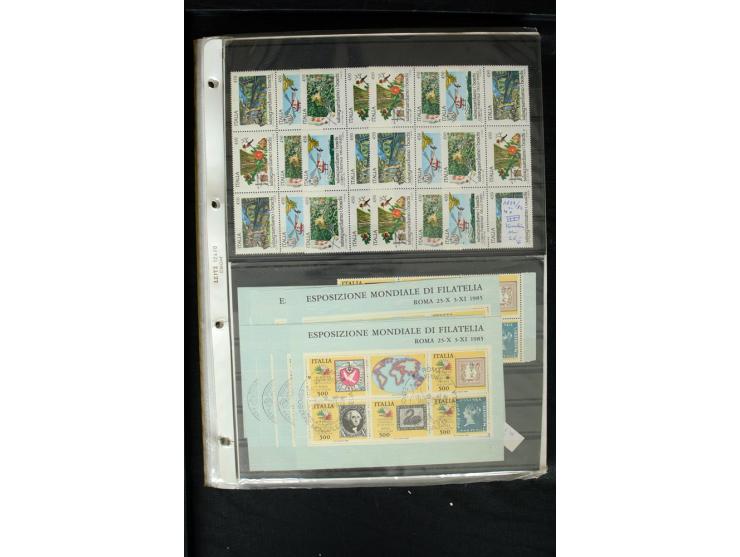 1861/2002, postfrischer, ungebrauchter und gestempelter Bestand mit vielen guten Werten und Sätzen, Stempel ohne Obligo; groß