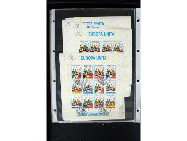 1861/2002, postfrischer, ungebrauchter und gestempelter Bestand mit vielen guten Werten und Sätzen, Stempel ohne Obligo; groß