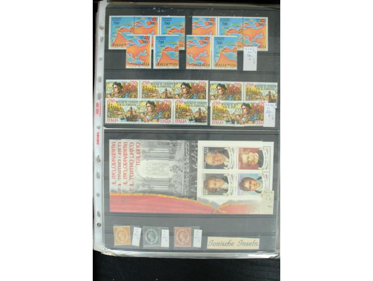 1861/2002, postfrischer, ungebrauchter und gestempelter Bestand mit vielen guten Werten und Sätzen, Stempel ohne Obligo; groß