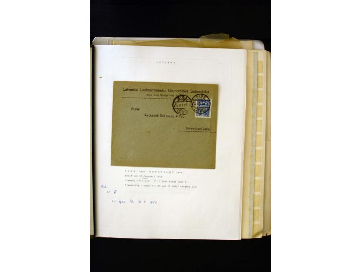 1918/40, umfangreiche ungebrauchte/postfrische und gestempelte Sammlung, teils aufgezogen auf alten Blanko-Blättern und besch