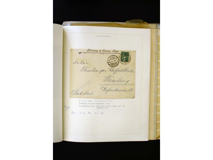 1918/40, umfangreiche ungebrauchte/postfrische und gestempelte Sammlung, teils aufgezogen auf alten Blanko-Blättern und besch