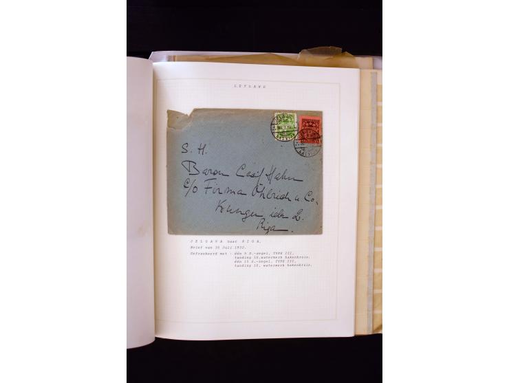 1918/40, umfangreiche ungebrauchte/postfrische und gestempelte Sammlung, teils aufgezogen auf alten Blanko-Blättern und besch