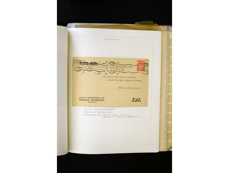 1918/40, umfangreiche ungebrauchte/postfrische und gestempelte Sammlung, teils aufgezogen auf alten Blanko-Blättern und besch