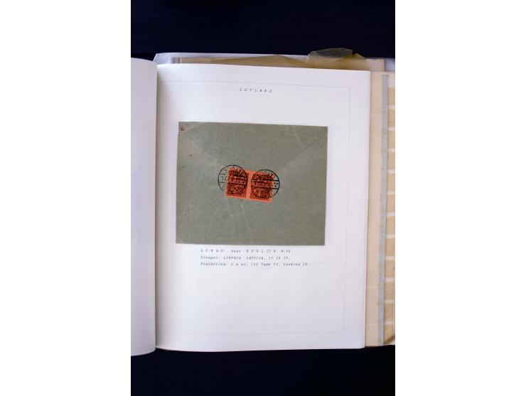 1918/40, umfangreiche ungebrauchte/postfrische und gestempelte Sammlung, teils aufgezogen auf alten Blanko-Blättern und besch