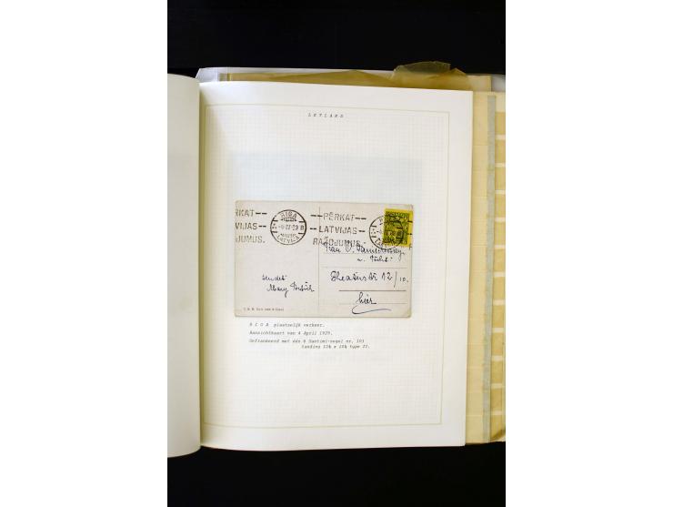 1918/40, umfangreiche ungebrauchte/postfrische und gestempelte Sammlung, teils aufgezogen auf alten Blanko-Blättern und besch