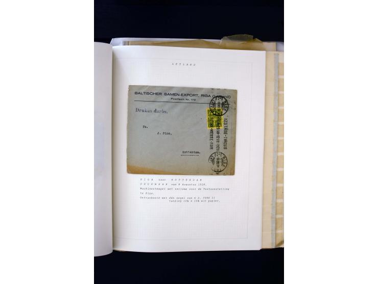 1918/40, umfangreiche ungebrauchte/postfrische und gestempelte Sammlung, teils aufgezogen auf alten Blanko-Blättern und besch