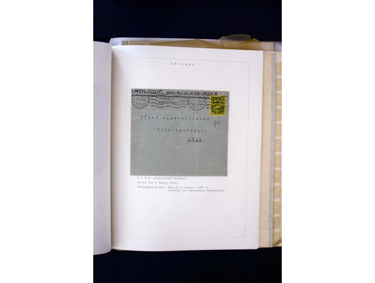 1918/40, umfangreiche ungebrauchte/postfrische und gestempelte Sammlung, teils aufgezogen auf alten Blanko-Blättern und besch