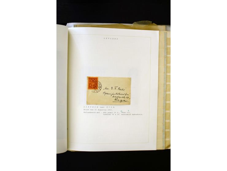 1918/40, umfangreiche ungebrauchte/postfrische und gestempelte Sammlung, teils aufgezogen auf alten Blanko-Blättern und besch