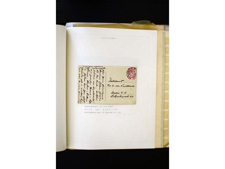 1918/40, umfangreiche ungebrauchte/postfrische und gestempelte Sammlung, teils aufgezogen auf alten Blanko-Blättern und besch