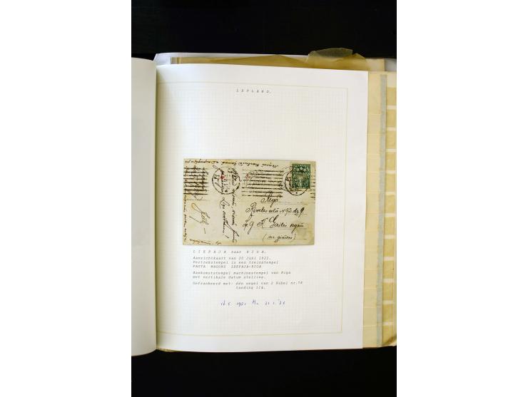 1918/40, umfangreiche ungebrauchte/postfrische und gestempelte Sammlung, teils aufgezogen auf alten Blanko-Blättern und besch