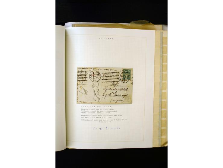 1918/40, umfangreiche ungebrauchte/postfrische und gestempelte Sammlung, teils aufgezogen auf alten Blanko-Blättern und besch