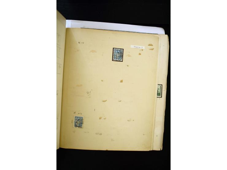 1918/40, umfangreiche ungebrauchte/postfrische und gestempelte Sammlung, teils aufgezogen auf alten Blanko-Blättern und besch