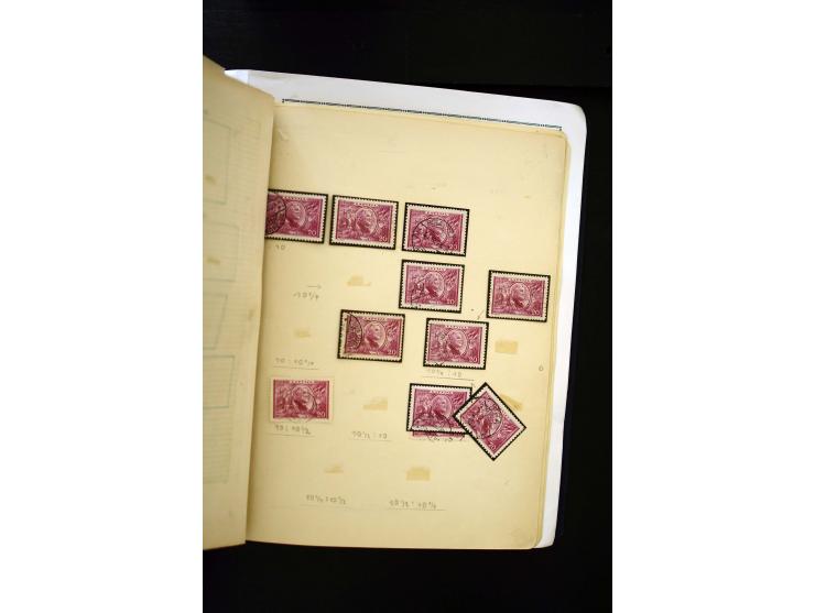 1918/40, umfangreiche ungebrauchte/postfrische und gestempelte Sammlung, teils aufgezogen auf alten Blanko-Blättern und besch