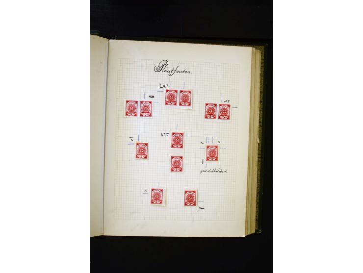 1918/40, umfangreiche ungebrauchte/postfrische und gestempelte Sammlung, teils aufgezogen auf alten Blanko-Blättern und besch