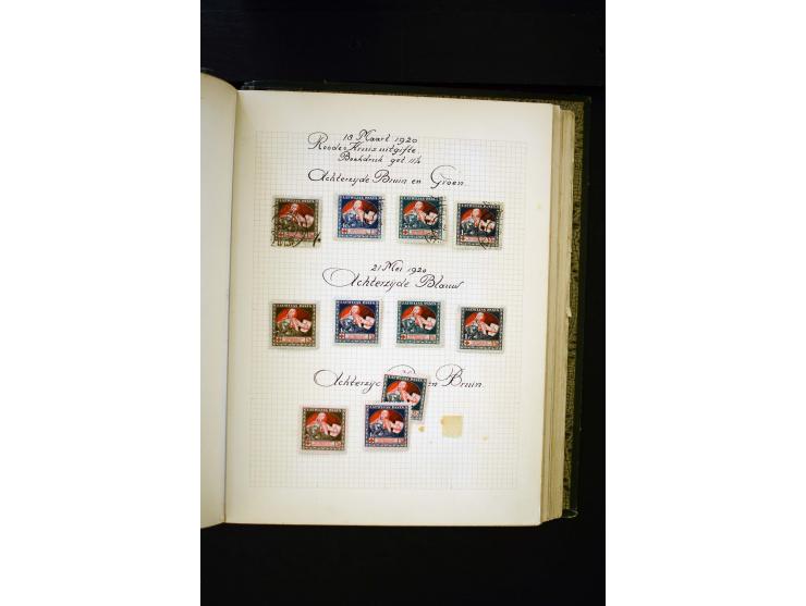 1918/40, umfangreiche ungebrauchte/postfrische und gestempelte Sammlung, teils aufgezogen auf alten Blanko-Blättern und besch