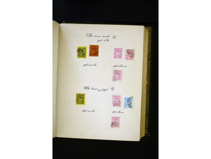 1918/40, umfangreiche ungebrauchte/postfrische und gestempelte Sammlung, teils aufgezogen auf alten Blanko-Blättern und besch