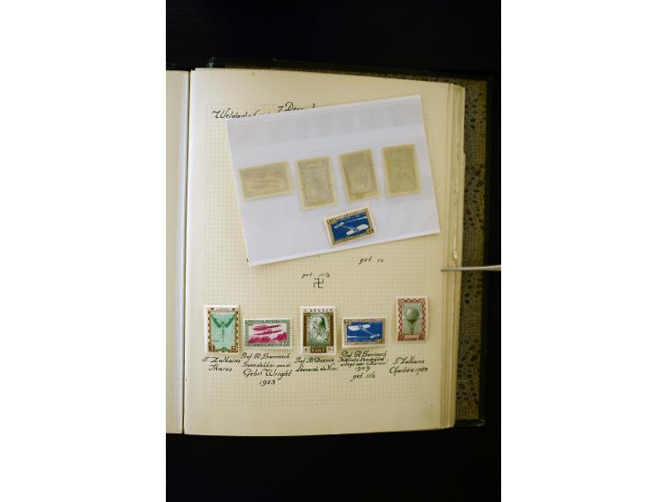 1918/40, umfangreiche ungebrauchte/postfrische und gestempelte Sammlung, teils aufgezogen auf alten Blanko-Blättern und besch