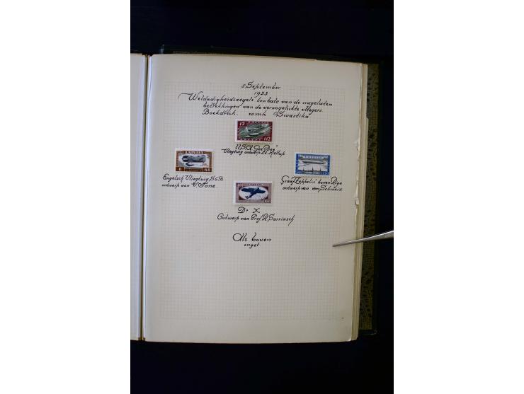 1918/40, umfangreiche ungebrauchte/postfrische und gestempelte Sammlung, teils aufgezogen auf alten Blanko-Blättern und besch