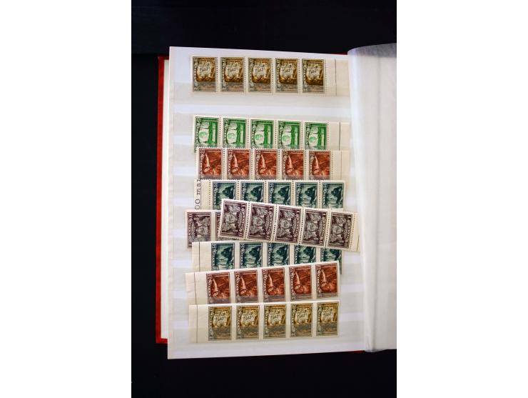 1918/40, umfangreiche ungebrauchte/postfrische und gestempelte Sammlung, teils aufgezogen auf alten Blanko-Blättern und besch