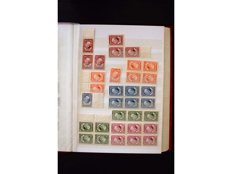 1918/40, umfangreiche ungebrauchte/postfrische und gestempelte Sammlung, teils aufgezogen auf alten Blanko-Blättern und besch