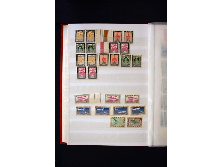 1918/40, umfangreiche ungebrauchte/postfrische und gestempelte Sammlung, teils aufgezogen auf alten Blanko-Blättern und besch