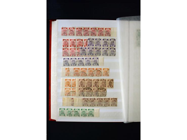 1918/40, umfangreiche ungebrauchte/postfrische und gestempelte Sammlung, teils aufgezogen auf alten Blanko-Blättern und besch