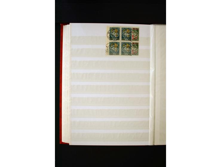 1918/40, umfangreiche ungebrauchte/postfrische und gestempelte Sammlung, teils aufgezogen auf alten Blanko-Blättern und besch