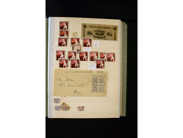 1918/40, umfangreiche ungebrauchte/postfrische und gestempelte Sammlung, teils aufgezogen auf alten Blanko-Blättern und besch