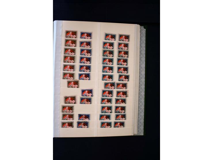 1918/40, umfangreiche ungebrauchte/postfrische und gestempelte Sammlung, teils aufgezogen auf alten Blanko-Blättern und besch