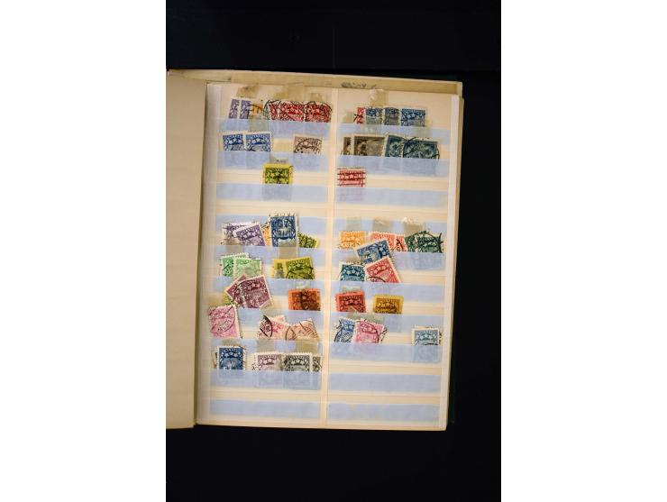 1918/40, umfangreiche ungebrauchte/postfrische und gestempelte Sammlung, teils aufgezogen auf alten Blanko-Blättern und besch