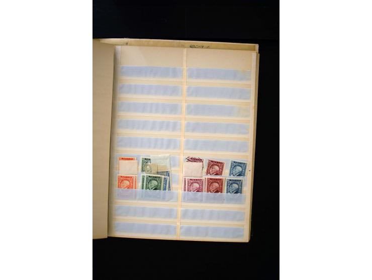 1918/40, umfangreiche ungebrauchte/postfrische und gestempelte Sammlung, teils aufgezogen auf alten Blanko-Blättern und besch