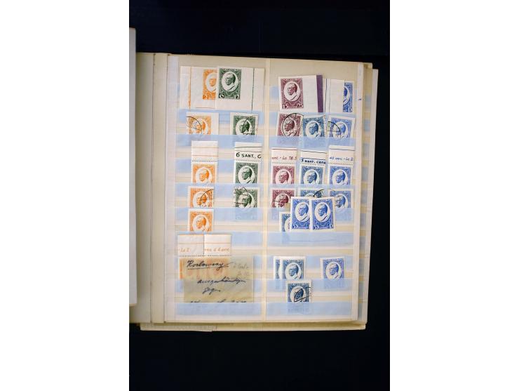 1918/40, umfangreiche ungebrauchte/postfrische und gestempelte Sammlung, teils aufgezogen auf alten Blanko-Blättern und besch